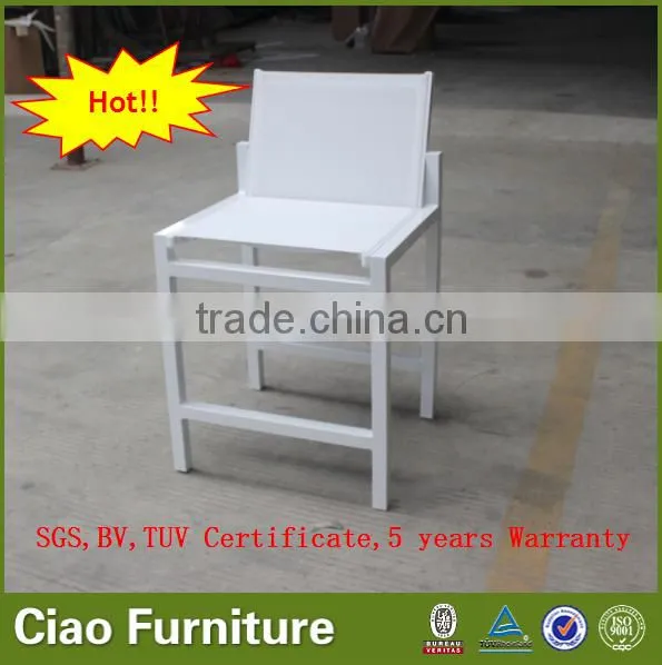 Light bar chair outdoor furniture aluminium frame bar stool