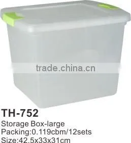 plastic rectangle suitcase,handy box,storage box,us general tool box th750