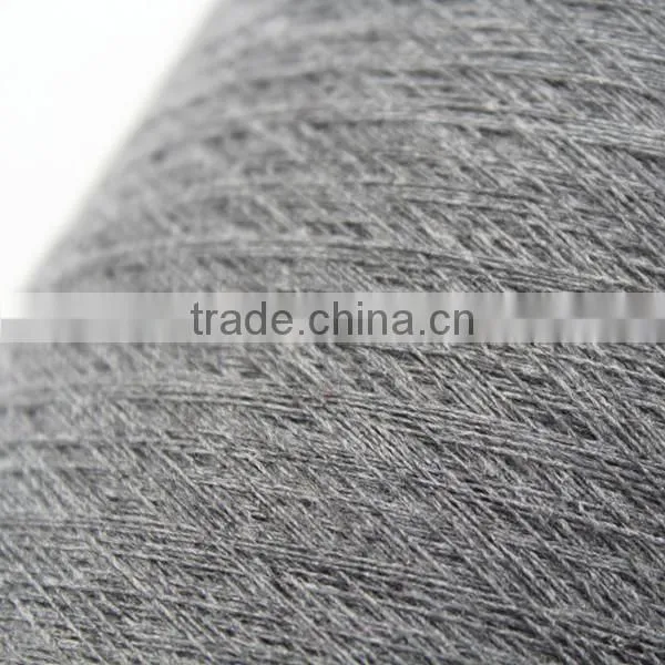 Wholesale Grey color 16s poly cotton blended yarn for gloves and socks