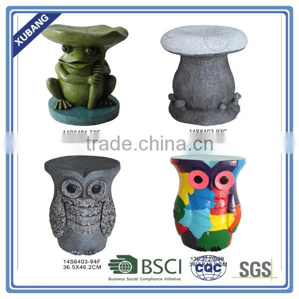 Garden mushroom garden stool for Garden decoration