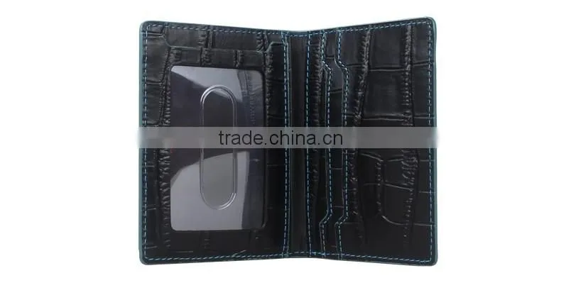 2017 RFID wallet slim leather front pocket credit card wallet for men