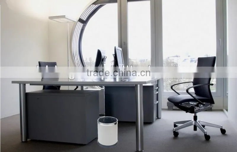 Indoor steel trash can/ Hot sale hotel guest room/living room dustbin/ Promotion garbage can GPX-25 Walnut