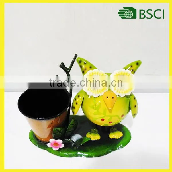 Cheap metal stick with love shaped for garden decoration