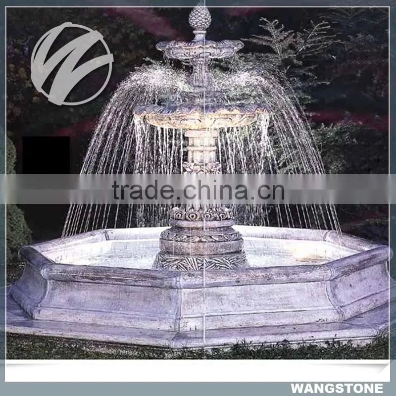 Decorative water fountain abstract modern sculpture