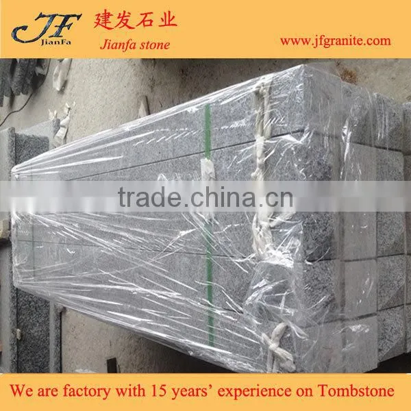 China Upright G623 Granite Monument And Headstone