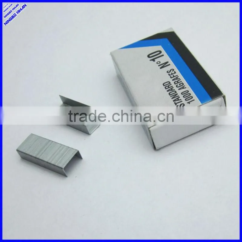 For Italy market silver color office galvanized no.10 staple