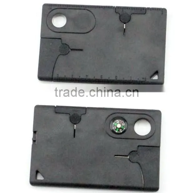 10 in 1 Survival Tools card Multi function Army knife card