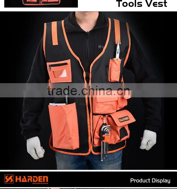 Gold Supplier China OEM Working Tool Sleeveless Workmans Vest