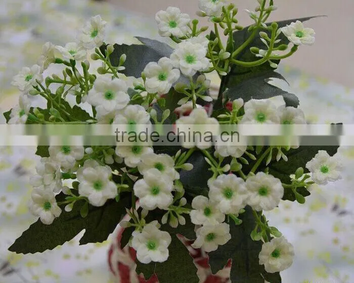 Silk flower bouquet, artificial silk bunch,decorative artificial flower
