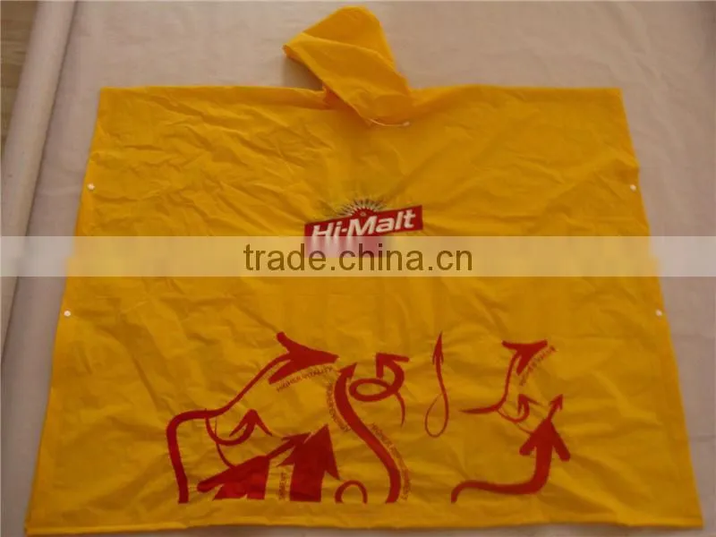 disposable rain wear/rain poncho cheap