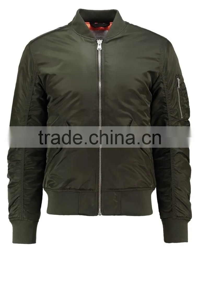 Popular style stain wind breaker bomber jacket