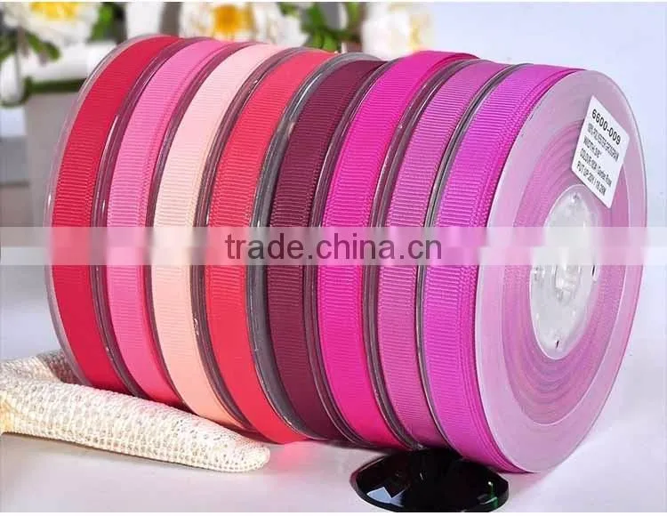 5mm Red Polyester Grosgrain Ribbon