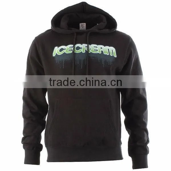 Mens custom printed sports hoodies sweatshirts/cheap custom hoodies/cheap black hoodies
