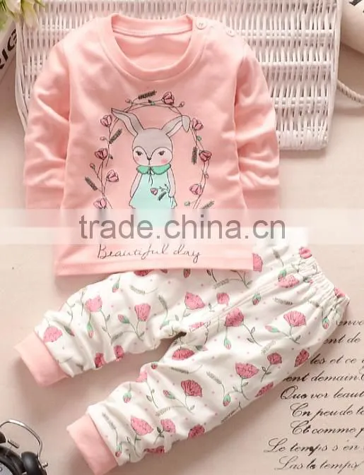 Latest Embroidery Designs Suits 100% Cotton Children Baby Christmas Striped Pajamas