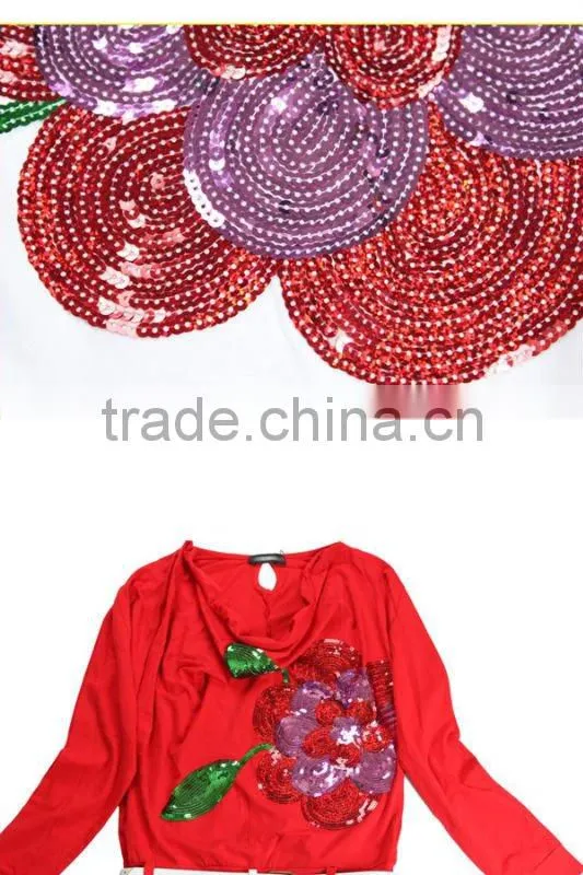 Embroidered ladies' t-shirt