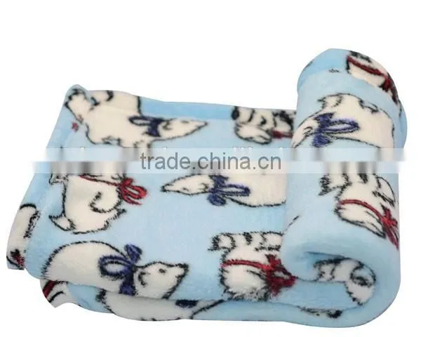 China wholesale animal Printed baby blanket