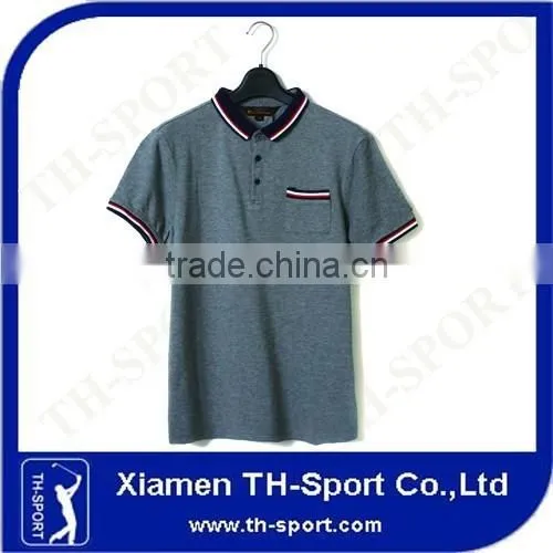 Brand Solid Color Printing Polo Golf T Shirt
