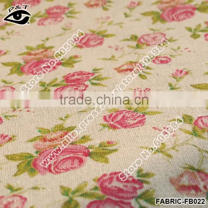 Math Equation Coffee Color Printed Linen Fabrics