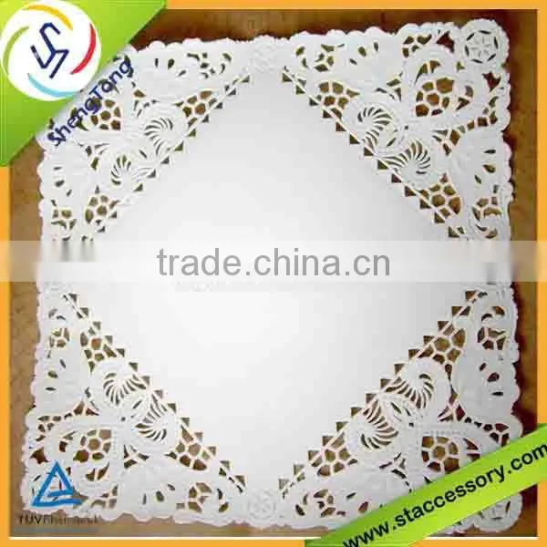 Eco--friendly colored lace paper doilies with all hot selling