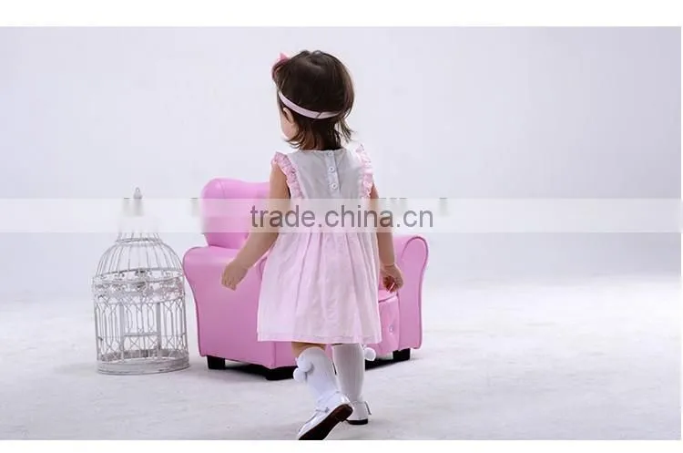 Wholesale child clothing baby girls dress designs picture of sleeveless cotton baby dress