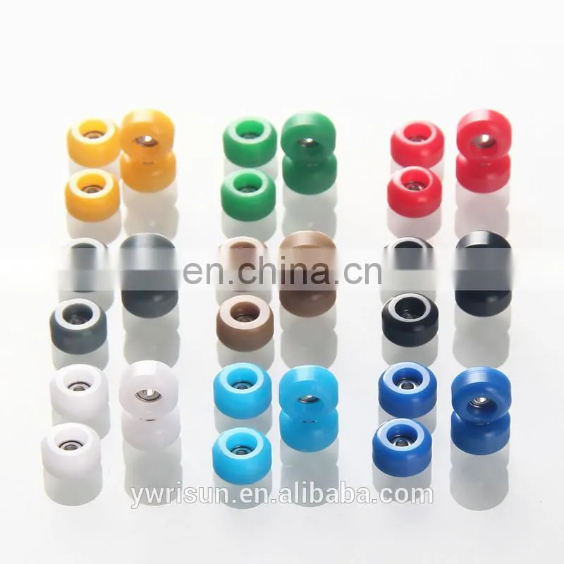 WFSN0004 Wholesale Finger skateboard Blue Wheels Mini Fingerboard Bearing Wheels