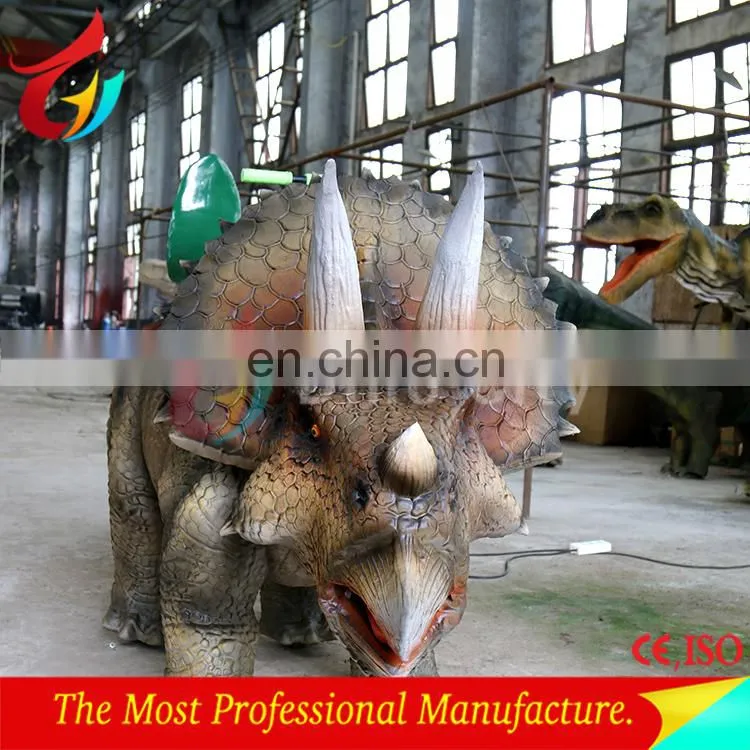 mechanical walking dinosaur kids ride for amusement