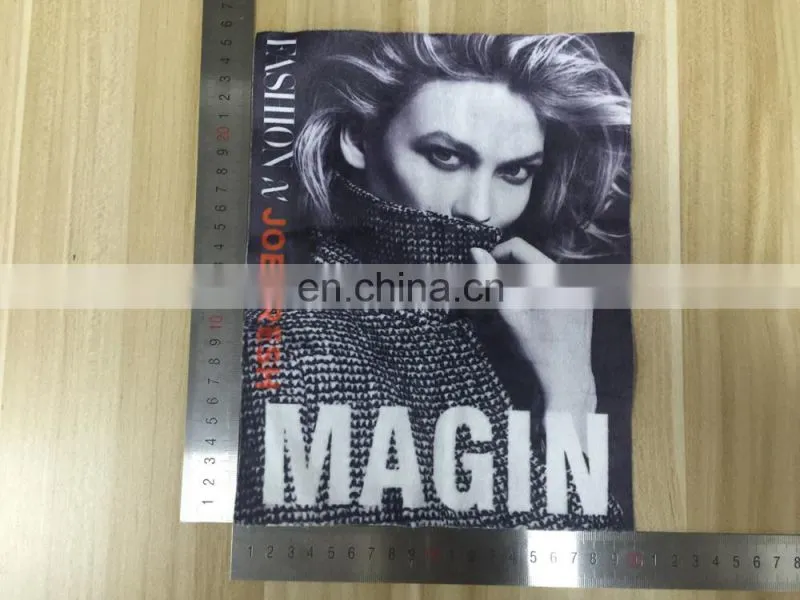 2018 new arrival fashion design heat tranfer printing patch for clothes