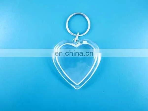 45*45mm square acrylic photo keychain