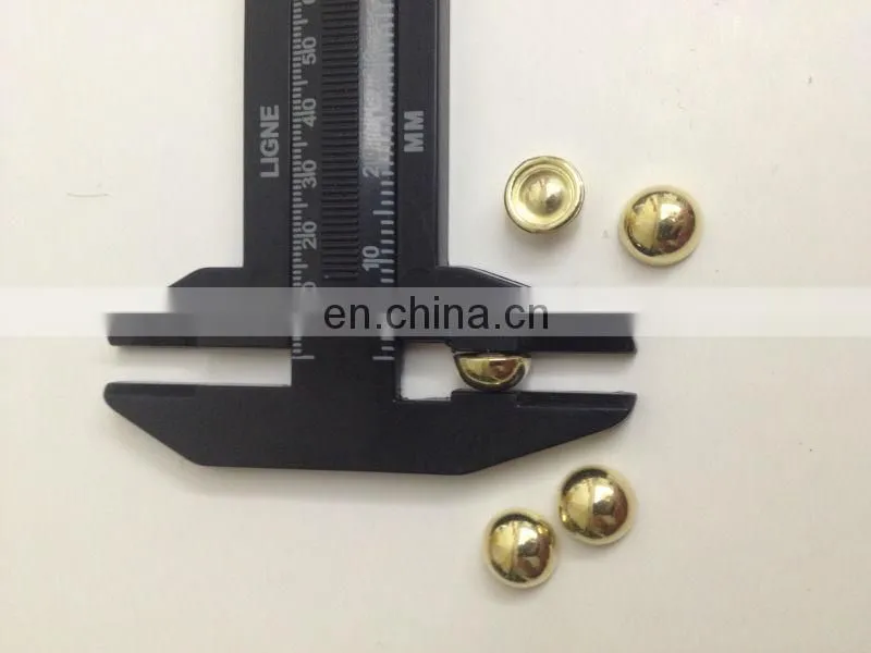 hot sell punk ccb round spike studs glue on clothing bags garment accessories
