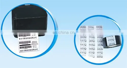 Barcode ribbon, thermal transfer wax ribbon for printing on labels size 110mm*300m