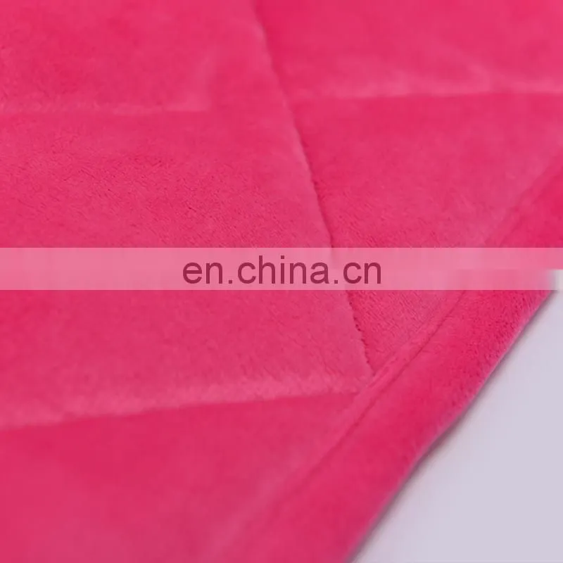 2019 amazon custom cheap 15 lb minky weighted blanket