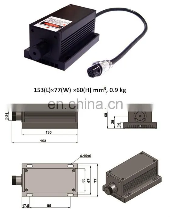 532nm 2W Green laser