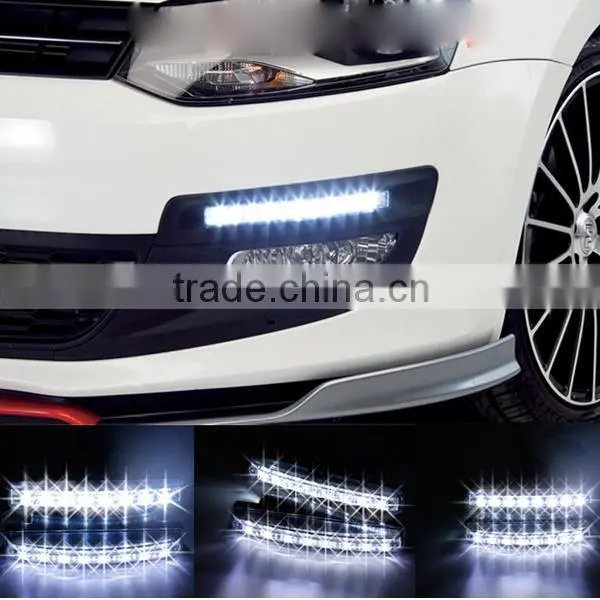 9LED High Power LED Daytime Running Lights DRL Xenon White