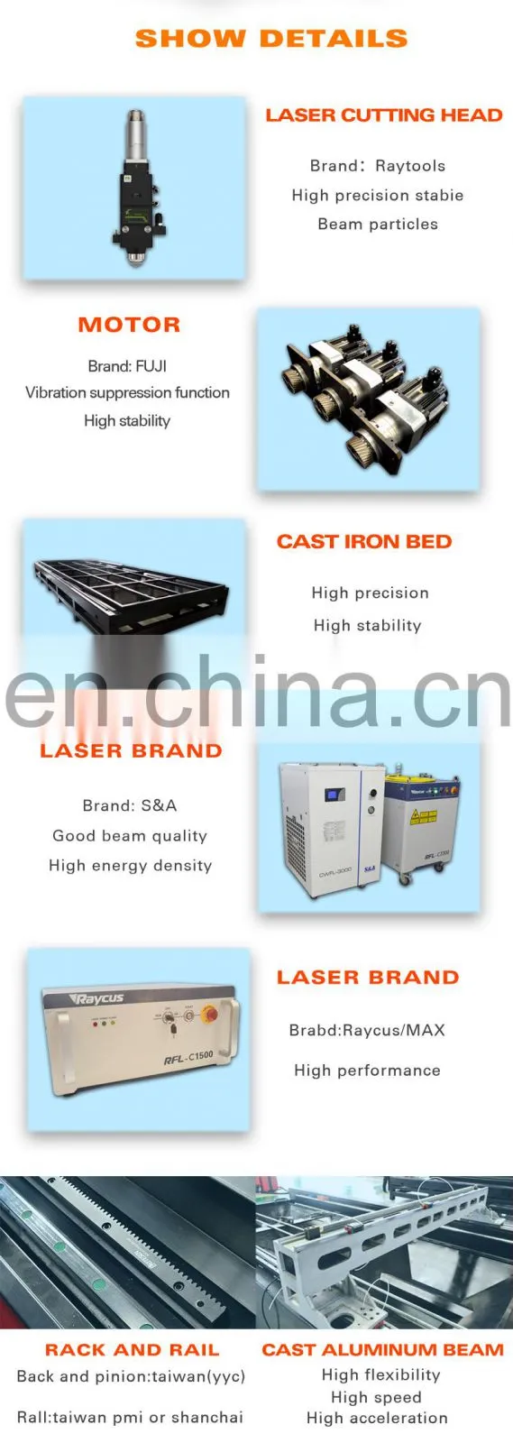 Best price fiber laser 1kw cutting machine sheet metal