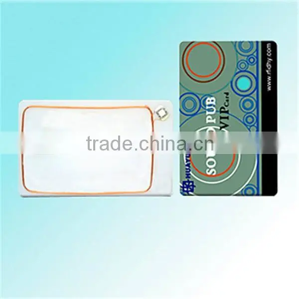 Blank Inkjet Plastic 1024bits AT88SC102 Contact IC Card