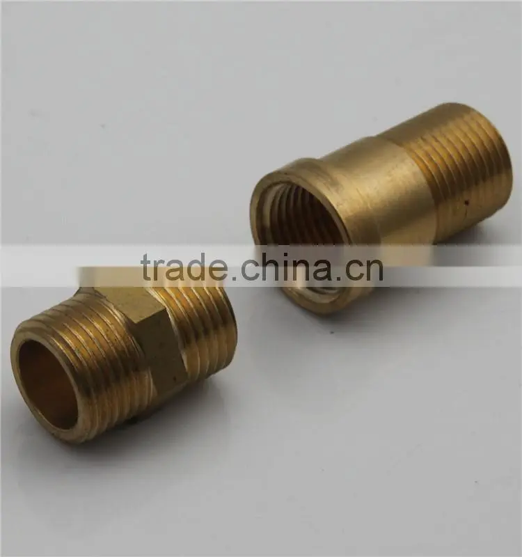 G1/2 male copper thread connector brass pipe fittings