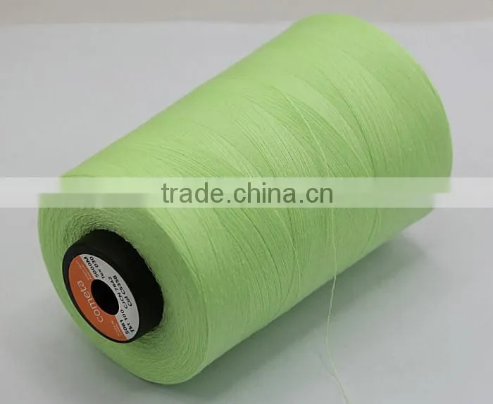 coats 100% staple spun polyester sewing thread