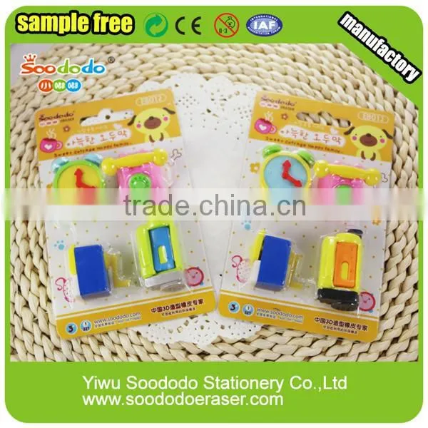 Primary Students Book Sewer Customized Stationery Eraser