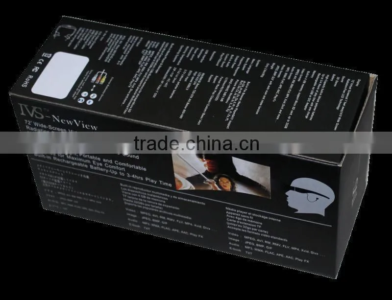 Fashiion! 72 Inch Portable Video Glasses VG320A