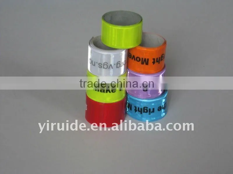 Safety reflective slap wrap