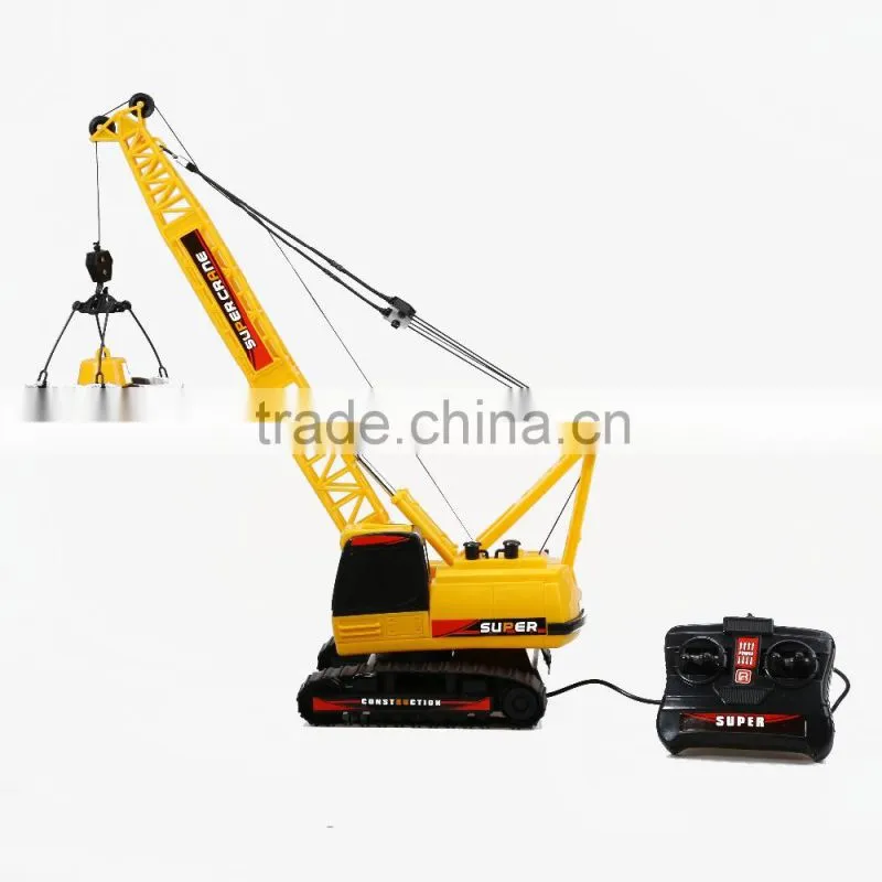 Wire control plastic crane with light for kids