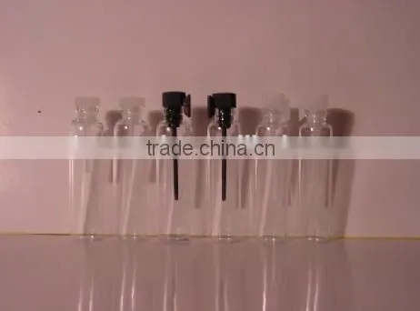 1ml 2ml 3ml sample vial perfume sample vials with plastic plug