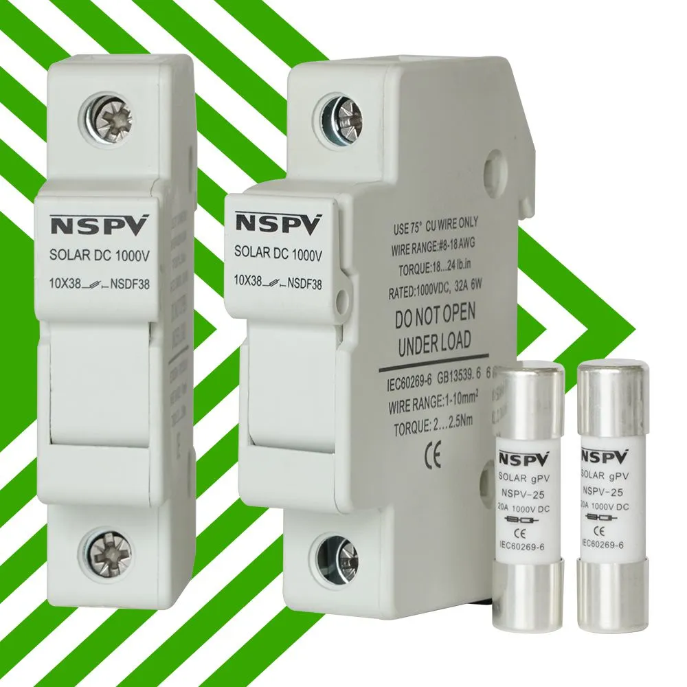 PV Fuse holder and fuse