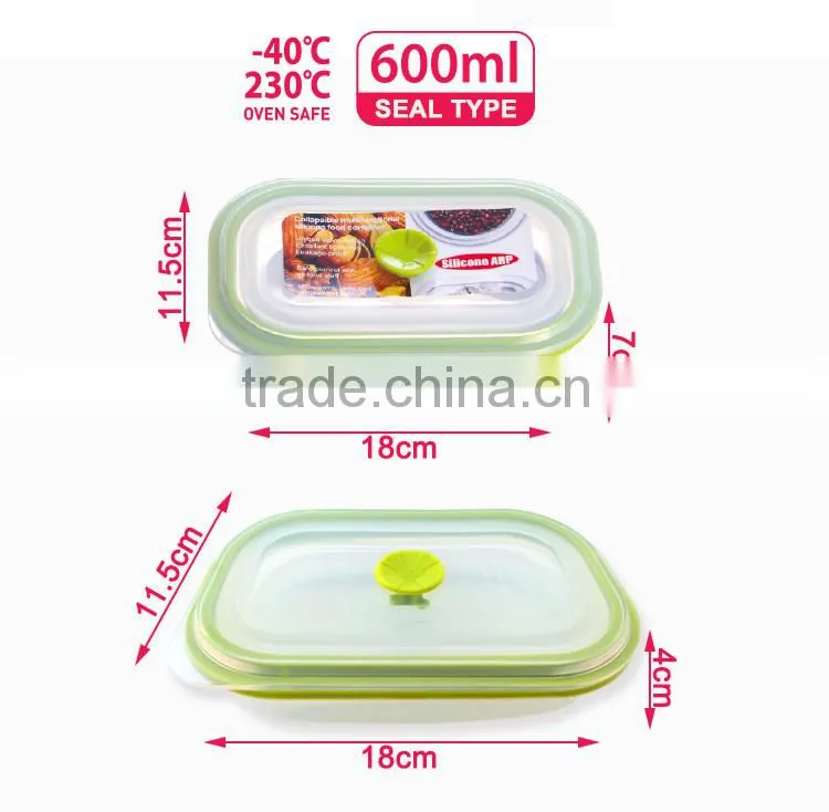 600ml Silicone Food Takeaway Container