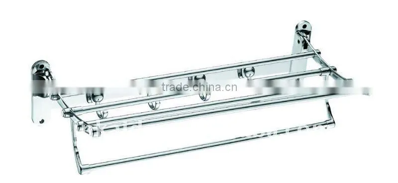 Stainless steel Towel Rack,chrome plating/ mirror polished ,movable towel rack H007A