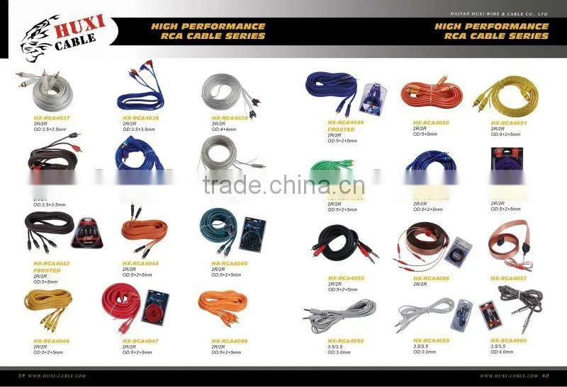 Haiyan Huxi Best Seller Excellent Quality High-Quality Cable Vga Rca