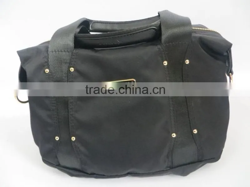 2016 newly style hot fashionable waterproof black casual large capacity women girls student handbag bag