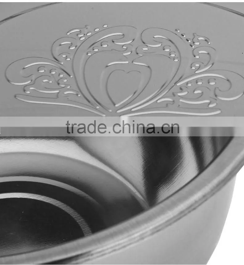 caitang shencai 3pcs oil basin set/ big salad bowl sets/ basket strainer