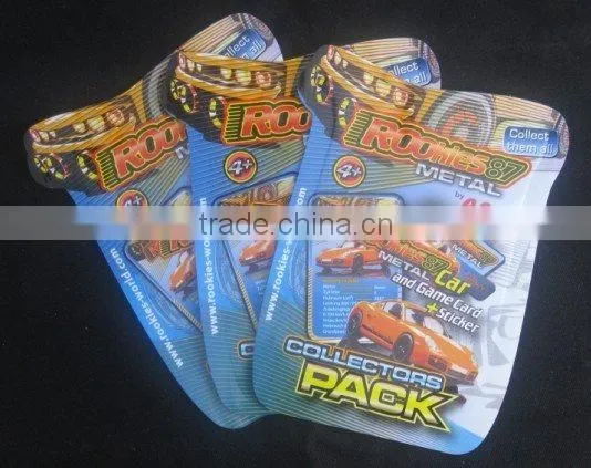 card head plastic bag/ high quality OPP bag for card /game card package bag