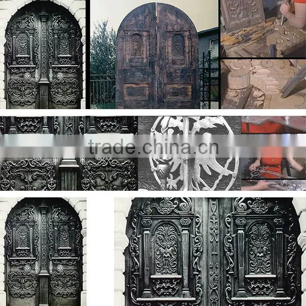 Unique wooden renaissance carved doors
